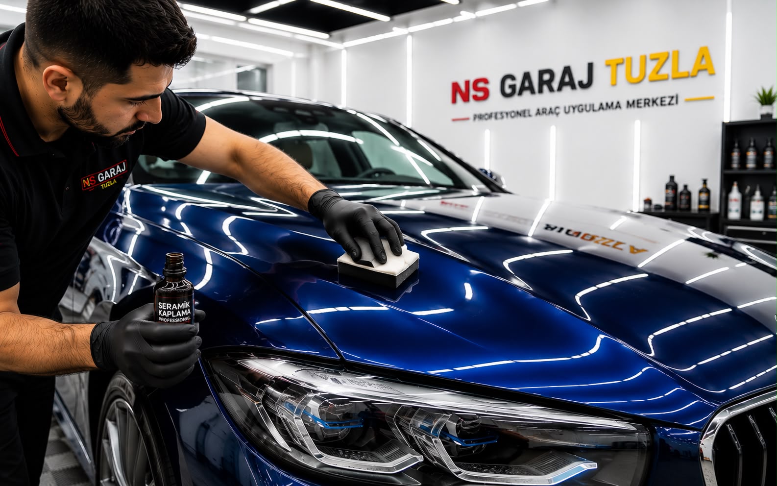 NS Garaj Tuzla nano seramik kaplama uygulaması